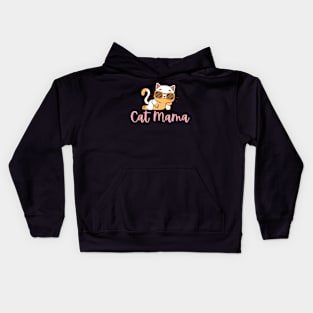 Pet lover-Cat mama Kids Hoodie